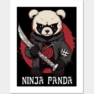 Ninja Panda Posters and Art